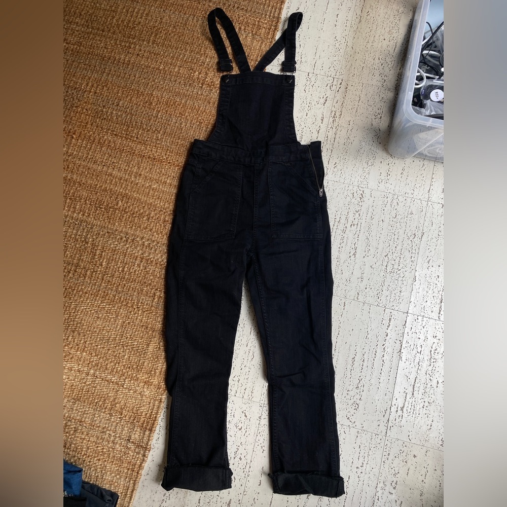 Madewell Black Overalls